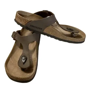 Title: Birkenstock Gizeh Mocha Thong Sandals - Size 38 (US Women's 7) thumbnail 1