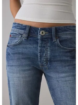 UO BDG Teo Relaxed Low-Rise Bootcut Jeans Urban Outfitters NWT Oxford Blue 33 thumbnail 6