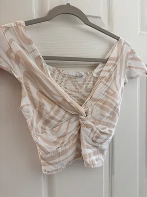 Zebra Crop Top thumbnail 1
