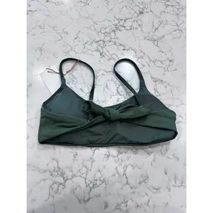 NWT Quince Palm Green Italian Scoop Neck Bikini Top Size Large thumbnail 4