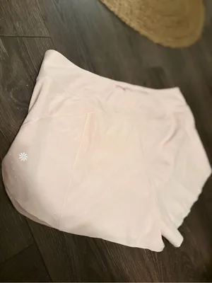 Athleta Pale Pink Women's Athletic Shorts NWT XL thumbnail 4