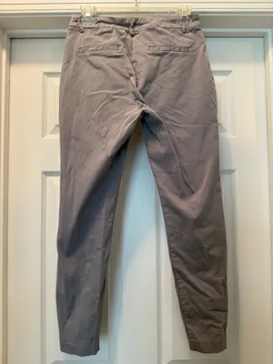 Katherine Barclay Straight Leg Pants in Dusty Mauve Gray thumbnail 2