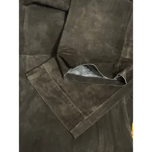 Michael Kors Collection Brown Suede Leather Pants Quiet Luxury Minimalist Runway thumbnail 8