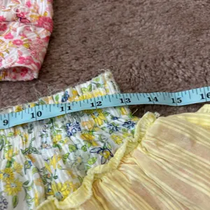 Loveshackfancy Floral Ruffle Kielle Ruffle Crop Top & Mayze Mini Skirt Set Small thumbnail 7
