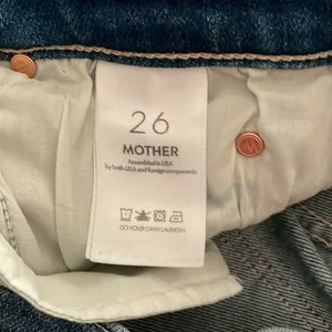 NWT MOTHER Denim Mid Rise Dazzler Ankle Fray Jeans Riding Cliffside Size 26 thumbnail 15
