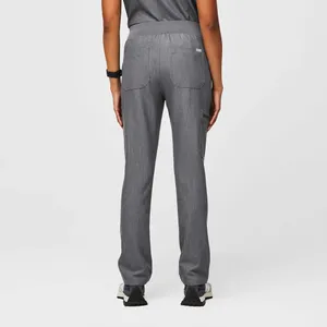 Figs High Waisted Yola Skinny Scrub Pants in graphite gray thumbnail 5