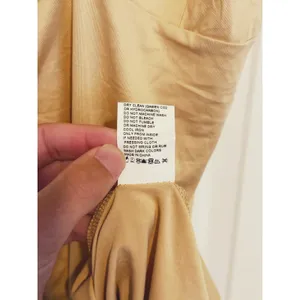 Y2K SNDYS Babydoll Satin Slip Dress XS Tan Beige Minimal Quiet Luxury Cocktail thumbnail 7