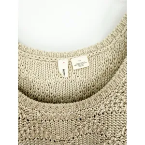 Anthropologie Moth Metallic Knit Tank‎ Top Women's S Gold Shimmer thumbnail 6