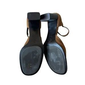 Paloma Round Square Suede Toe Chunky Heels Mary Jane Shoes feature leather 7.5 thumbnail 12