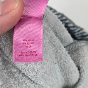 Pink Victorias secret xs small medium Gray Sweatpants y2k university thumbnail 11