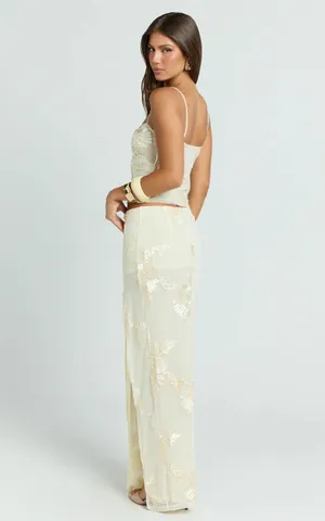 Showpo Set Ivory Top and Maxi Skirt thumbnail 4