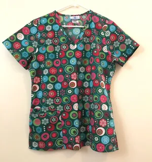 SB Scrubs Women's Seasonal Scrub Top Sz S thumbnail 7