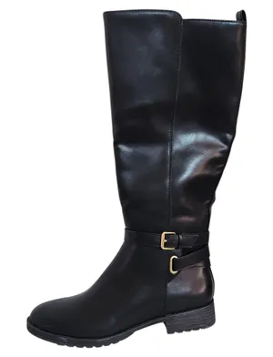 Kim Rogers Black Riding Boots Size 8.5 NWOT thumbnail 1