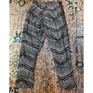 Zubaz NFL Unisex San Francisco 49ers Zebra Outline Comfy Pants M thumbnail 9