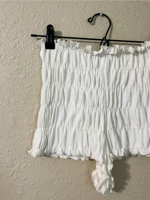 Urban Outfitters Out From Under Piper Perfect Pointelle Shirred Bloomer Shorts S thumbnail 7