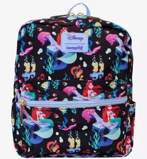 Loungefly Disney The Little Mermaid Under The Sea Nylon‎ Mini Backpack thumbnail 1
