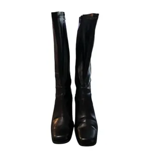 Mootsie Tootsie Boots Women's Size 8M Mid Calf Square Toe Block Heel Side‎ Zip thumbnail 2