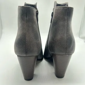 Forever Boots Womens 10 Brown Camila-65 Block‎ Heel Ankle Booties NEW thumbnail 4
