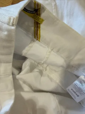 Maeve White The Colette Wide Leg Cropped Pants Sz 33 thumbnail 6