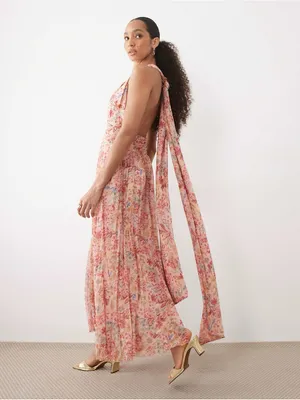 Abercrombie & Fitch A&F Giselle 5-in-1 Convertible Maxi Dress XLT Tall thumbnail 4