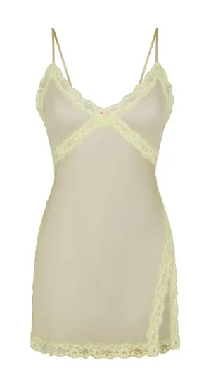 NWT Skims romance lace slip dress Silk XS Sage ( SOLD OUT) Rare thumbnail 1