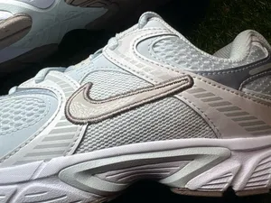 Nike running sneakers. 6 youth, women’s 7.5. Neutral colors. So pretty. thumbnail 2