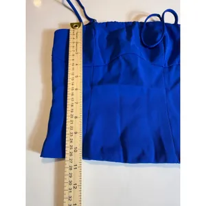 Peppermayo Hey Dream Girl Cobalt Blue Bustier Corset Top Size 0-XXS thumbnail 5