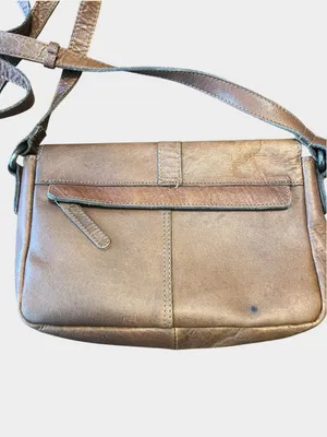 Wild West brown leather western crossbody thumbnail 6