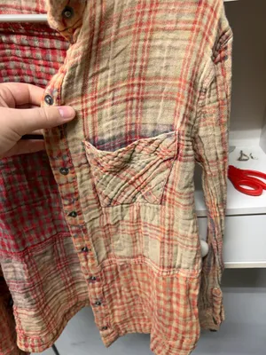 Free People Top Long Sleeve Button-Up thumbnail 5