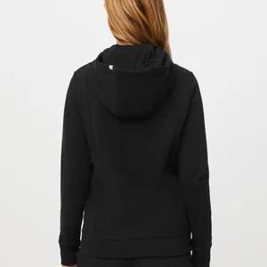 FIGS Black Women's Zip-Up Hoodie thumbnail 4