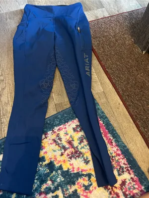 Ariat Performance Riding Tights - Deep Blue thumbnail 2