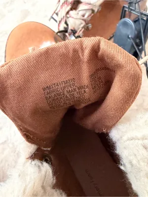 NWT Time and Tru Tan Sherpa Lined Hiking Boots Size 7 Cozy Winter Boots Gorpcore thumbnail 3
