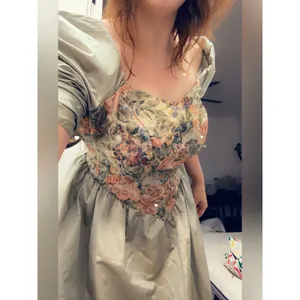 80s tapestry princess dress Pink thumbnail 7