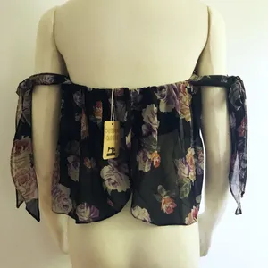 Floral Off Shoulder Boho Top thumbnail 4