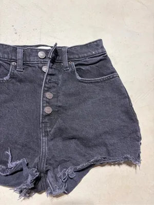 Abercrombie & fitch black High rise mom short curve love 24/00 thumbnail 5