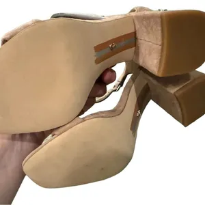 Sam Edelman Daniella Suede Ankle Strap Block Heel Square Toe Dress‎ Sandals thumbnail 5