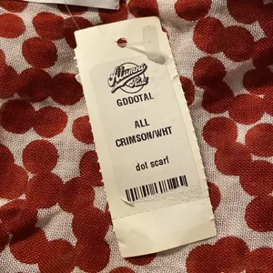 Scarf brand new Gameday girl stuff all crimson /why dot scarf long 36” wide 19” thumbnail 3