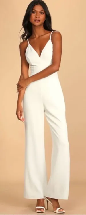 Lulu's Chic White Jumpsuit thumbnail 1