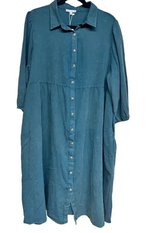 Baltic Born Sari Babydoll Dress Green Women's‎ Size 1XL thumbnail 1