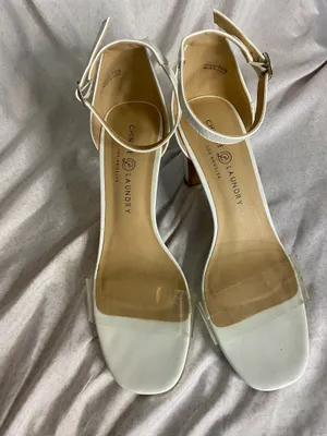 Chinese Laundry white high heels  thumbnail 2