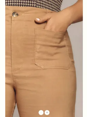 Anthropologie Maeve The Colette Cropped Wide-Leg Trousers thumbnail 8