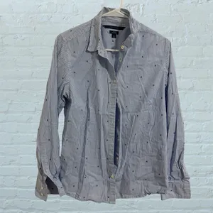 S35 Tommy Hilfiger Striped Button-Up Shirt thumbnail 2