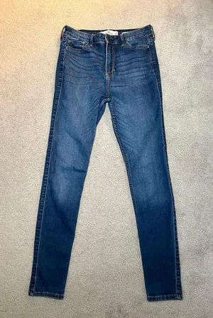 High Rise Super Skinny Denim Jeans Size 7 thumbnail 1
