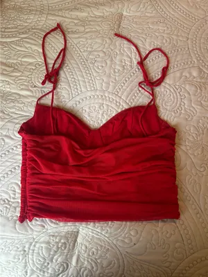 Princess polly red tank top thumbnail 2