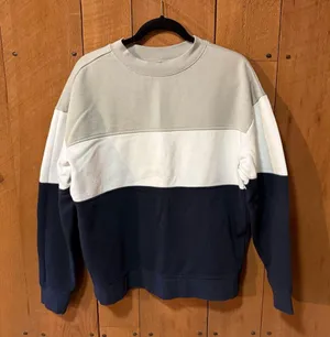 Charles River Unisex Westerly Crewneck Sweatshirt-blue/white/gray block- M thumbnail 5