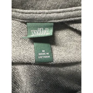 Wild Fable Heather Grey Cropped Polo Sweatshirt Womens‎ Medium NWT 331115874 thumbnail 4