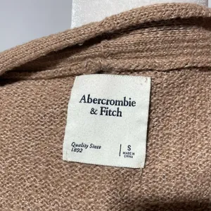Abercrombie & Fitch Button Front V-Neck Cardigan Sweater Light Brown Size Small thumbnail 16