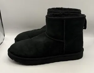 UGG Classic Mini II Boot Black Women's Size‎ 11- 1016222-BLK thumbnail 1