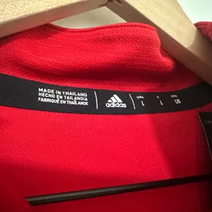 Adidas x NC State | NWT Woman's Wolfpack Red Tuffy Logo Quarter Zip Pullover, L thumbnail 6