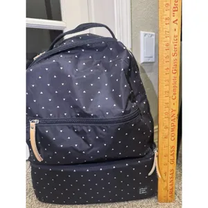 Petunia Pickle Bottom Axis Geometric Print‎ Diaper Backpack Black thumbnail 2